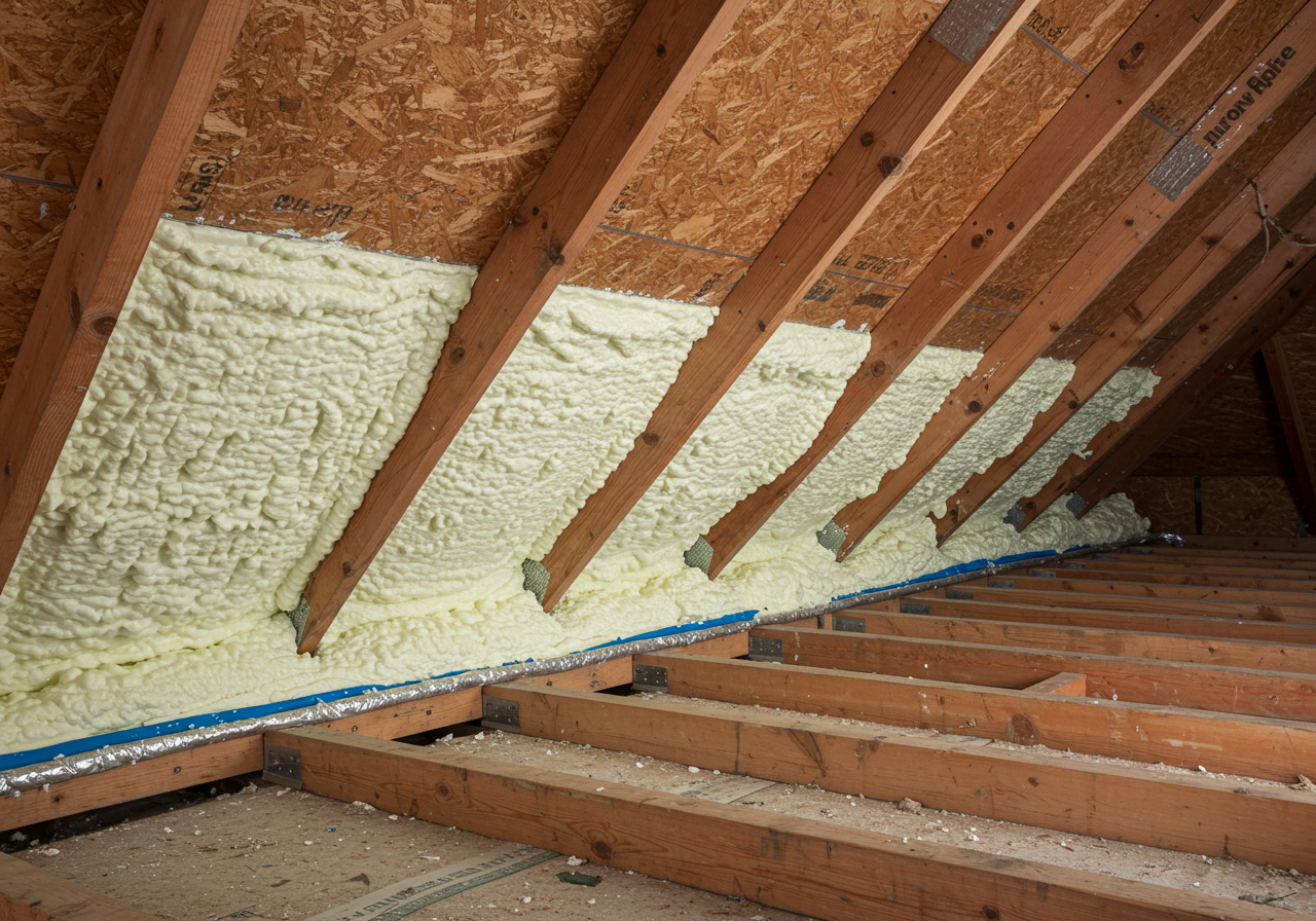 Residential Attic Insulation Project